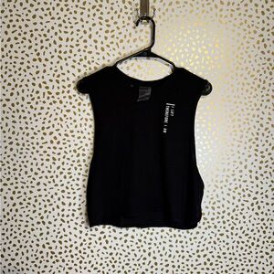 Gymshark Black Crop Muscle Tee